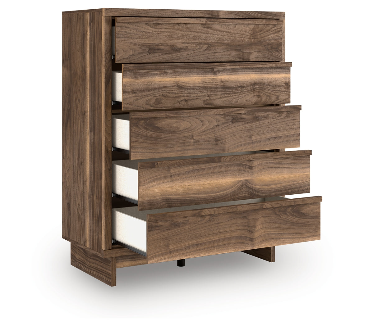 Chirason Brown Wide Chest of Drawers