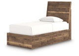Chirason Brown Twin Panel Bed