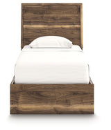 Chirason Brown Twin Panel Bed