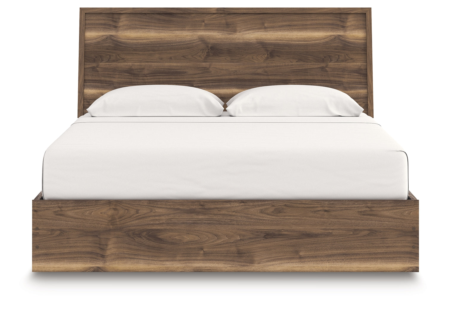 Chirason Brown King Panel Bed with Storage