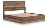 Chirason Brown King Panel Bed