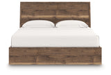Chirason Brown King Panel Bed