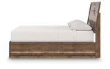 Chirason Brown King Panel Bed