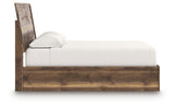 Chirason Brown King Panel Bed