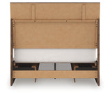 Chirason Brown Full Panel Bed with Storage