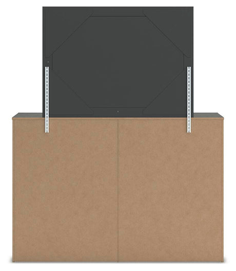 Fraluna Charcoal Panel Storage Bedroom Set view 16
