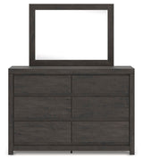 Fraluna Charcoal Panel Bedroom Set view 12