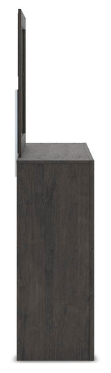 Fraluna Charcoal Panel Storage Bedroom Set view 15