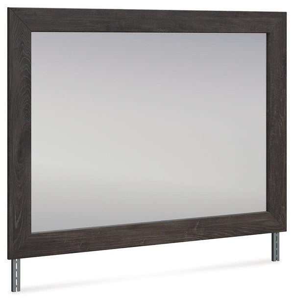 Fraluna Charcoal Bedroom Mirror
