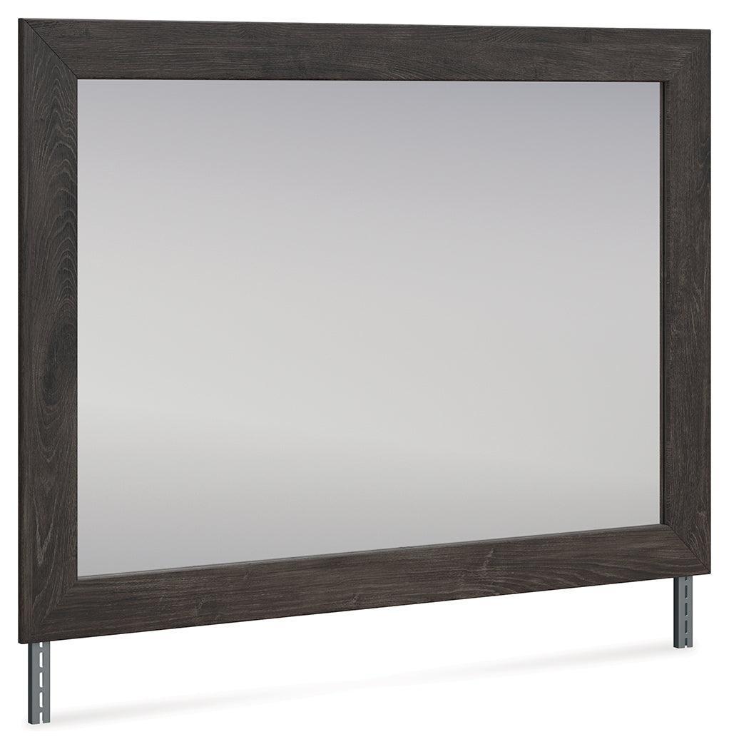 Fraluna Charcoal Bedroom Mirror