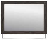 Fraluna Charcoal Bedroom Mirror