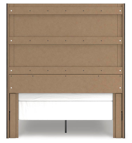 Fraluna Charcoal Panel Bedroom Set view 6