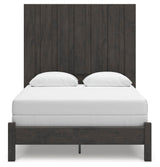 Fraluna Charcoal Panel Bedroom Set view 3