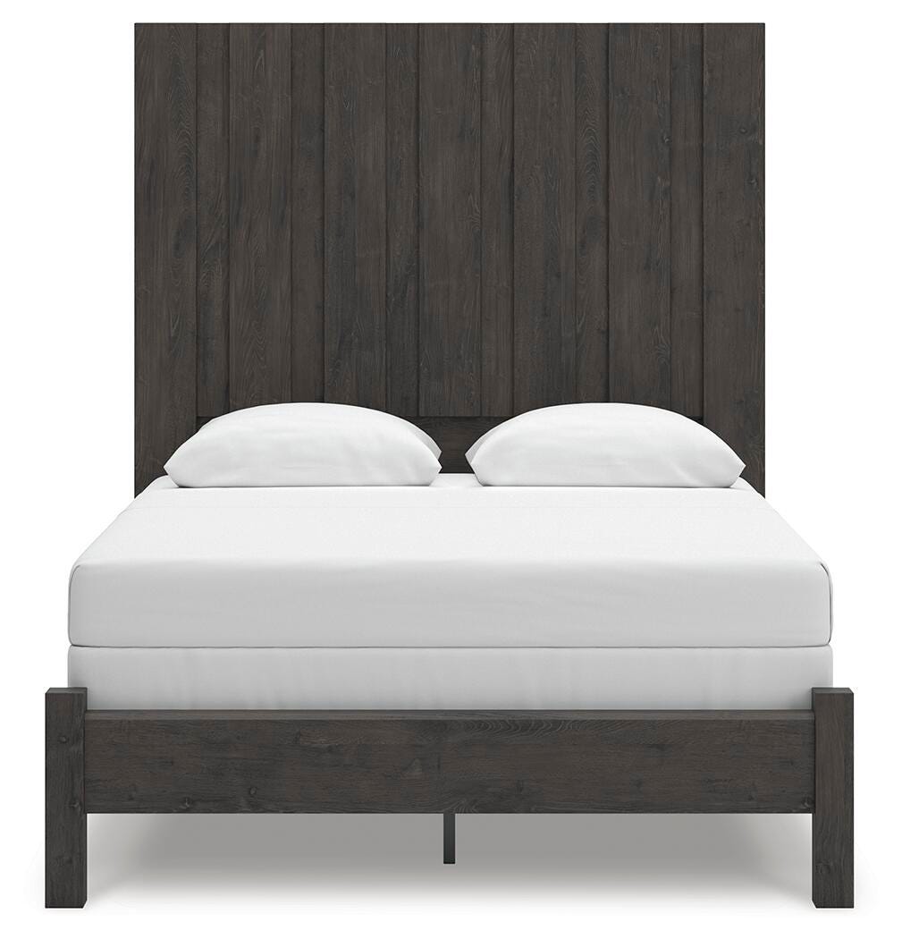 Fraluna Charcoal Panel Bedroom Set view 3