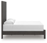 Fraluna Charcoal Queen Panel Bed