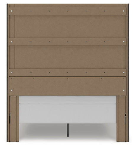 Fraluna Charcoal Panel Storage Bedroom Set view 6