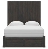 Fraluna Charcoal Panel Storage Bedroom Set view 3