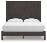 Fraluna Charcoal King Panel Bed