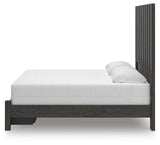 Fraluna Charcoal King Panel Storage Bed