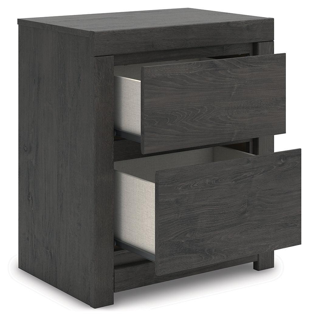 Fraluna Charcoal Nightstand