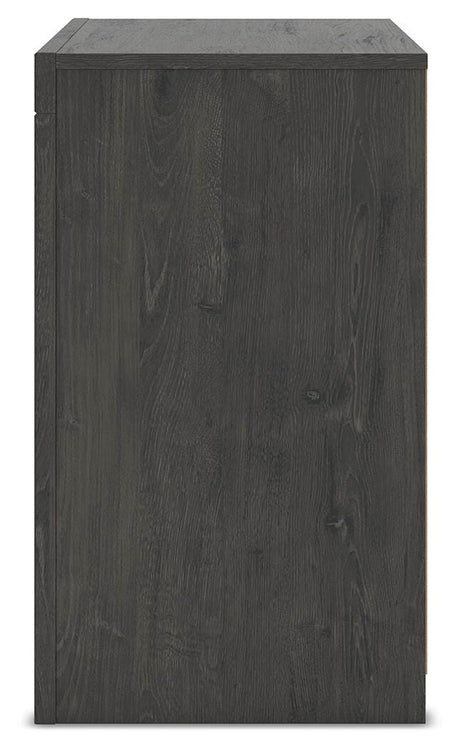 Fraluna Charcoal Panel Storage Bedroom Set view 25