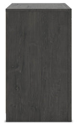 Fraluna Charcoal Panel Storage Bedroom Set view 23
