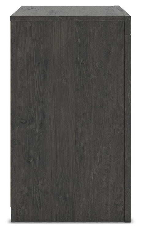 Fraluna Charcoal Panel Storage Bedroom Set view 23