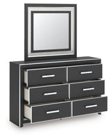Zuraleus Black Dresser and Mirror