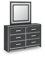 Zuraleus Black Dresser and Mirror