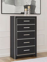 Zuraleus Black Chest of Drawers