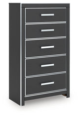 Zuraleus Black Chest of Drawers