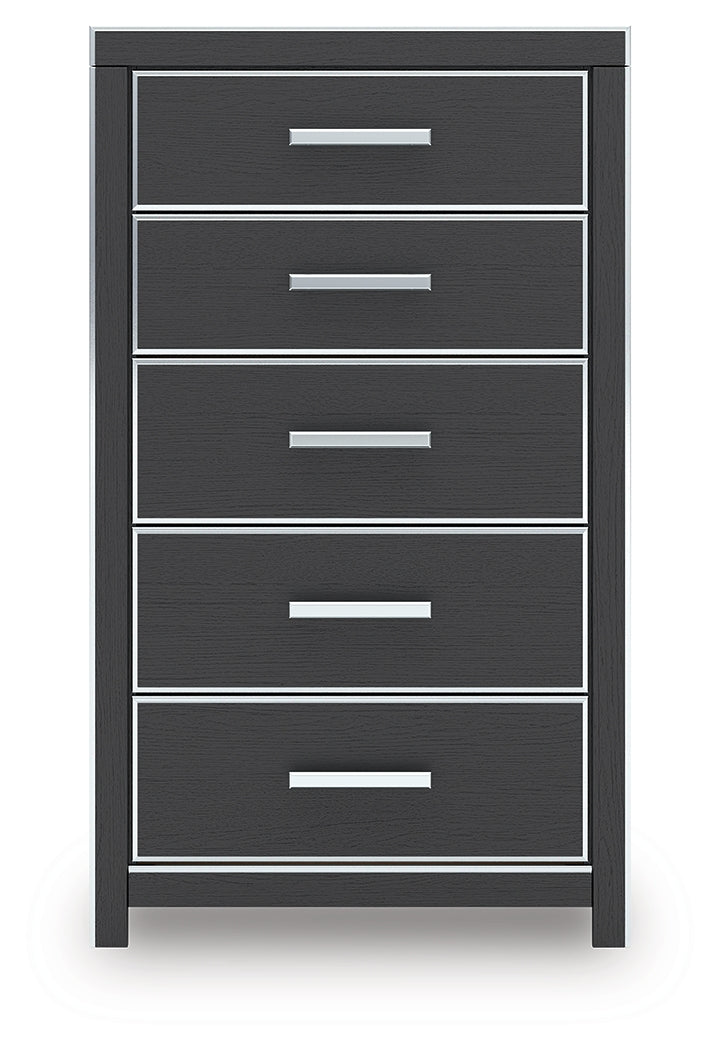 Zuraleus Black Chest of Drawers