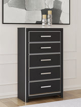 Zuraleus Black Chest of Drawers