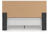 Zuraleus Black King Upholstered Panel Bed