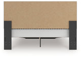Zuraleus Black King Upholstered Panel Storage Bed