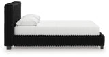 Zuraleus Black Queen Upholstered Bed
