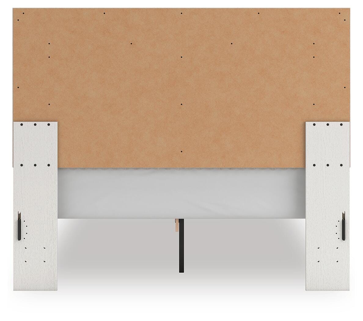 Zuraleus White Upholstered Panel Platform Platform Upholstered Bedroom Set 2 view 7