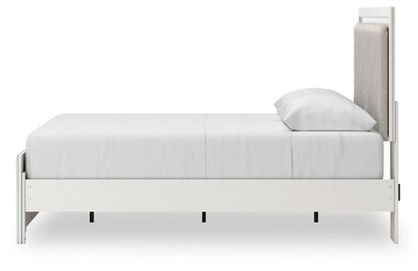 Zuraleus White Upholstered Panel Platform Platform Upholstered Bedroom Set 2 view 8