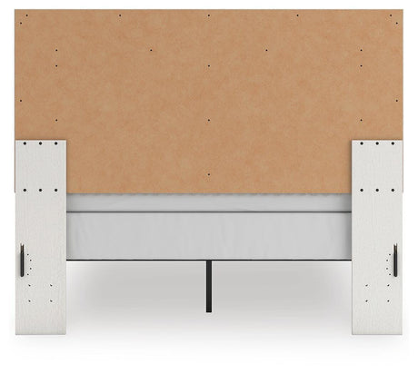 Zuraleus White Upholstered Panel Bedroom Set 2 view 6