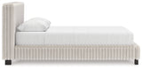 Zuraleus White Queen Upholstered Bed