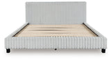 Zuraleus White King Upholstered Bed