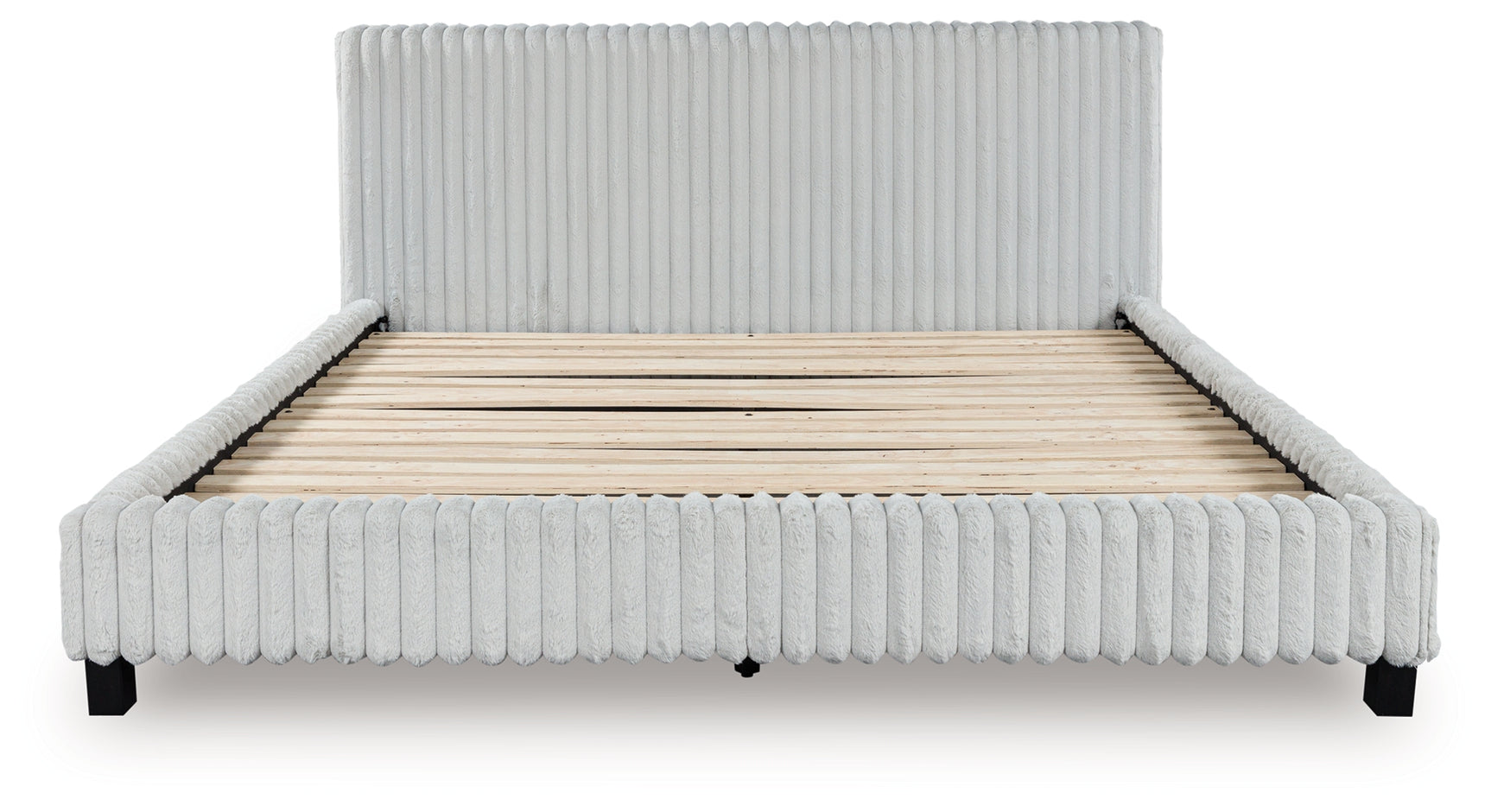 Zuraleus White King Upholstered Bed