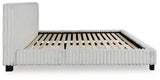 Zuraleus White King Upholstered Bed
