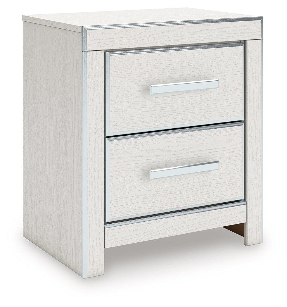 Zuraleus White Nightstand