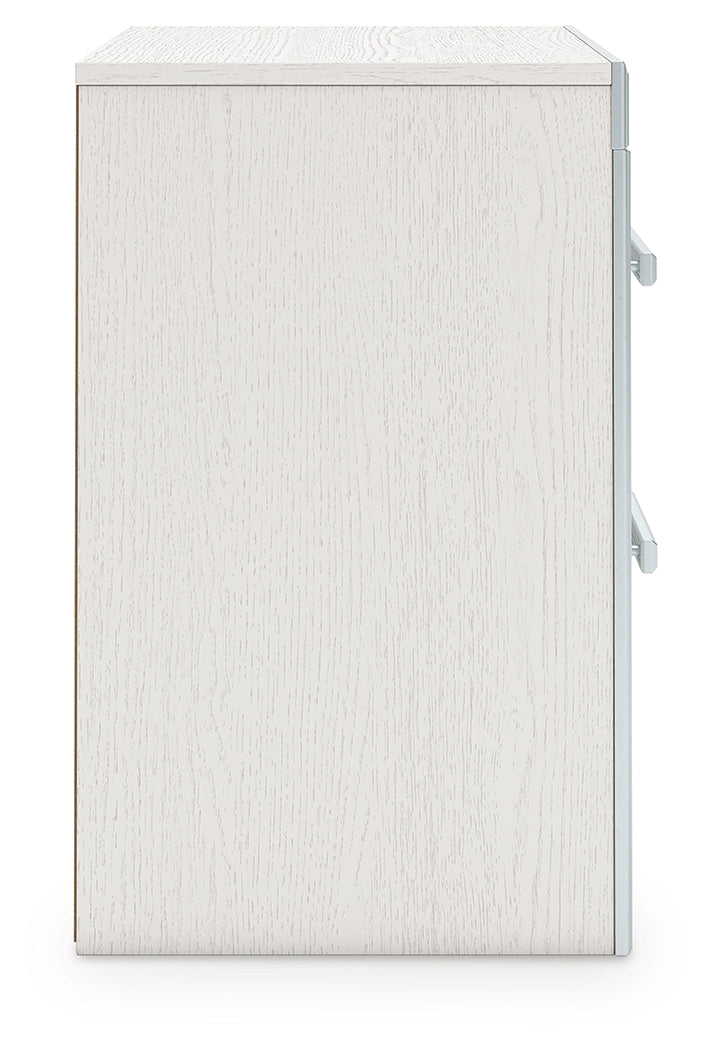 Zuraleus White Nightstand