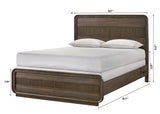 Kinkaid Gray Panel King Bed