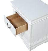 Louis Philip Dresser White, Modern Wood Veneers, Classic Spacious 6 Drawers - Ella Furniture