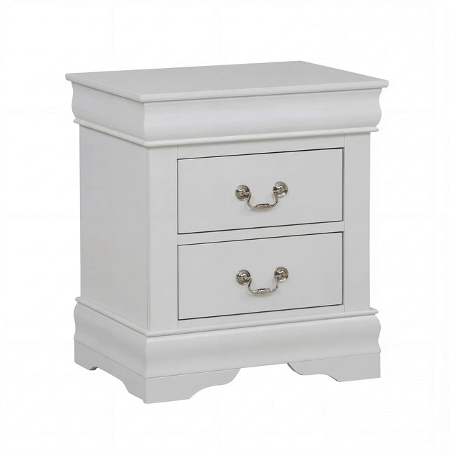 Louis Philip Nightstand in Greige Finish from Ella Furniture