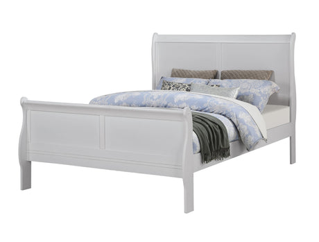 Louis Philip Greige Sleigh Panel Full Bed from Ella Furniture