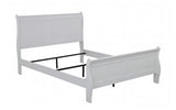 Louis Philip Greige Sleigh Panel Queen Bed view 3